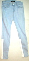 New $325 Designer J Brand Jeans Womens 28 Stepped Back Light Blue White Catalina - £276.97 GBP
