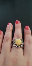 Paparazzi Ring (One Size Fits Most) (New) Cliff Climber Yellow Ring - $7.61