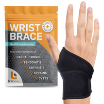 Braceasy Wrist Brace: Left &amp; Right Hand Wrist Brace/Wrist Support Wrist ... - £6.44 GBP