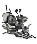 Primaware 18 Piece Non-Stick Cookware Set, Steel Gray - £48.81 GBP