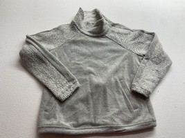 Prana Sweater Womens Small Gray Mock Neck Sherpa Long Sleeve - $28.31