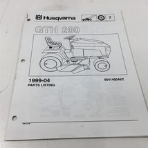 Husqvarna GTH 200 GTH200 Riding Mower Illustrated Parts List 954140046C ... - £6.40 GBP