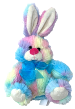 Easter Bunny Rabbit Tie Dye Plush Stuffed Toy - £7.76 GBP