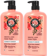 2 Count Herbal Essences 33.8 Oz Smooth Rose Hips Vit E Jojoba Oil Conditioner - £30.68 GBP