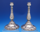 Chantilly by Gorham Sterling Silver Candlestick Pair #A4326 9&quot; x 5 1/4&quot; ... - $1,295.91