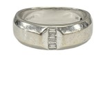 Vera wang love Men&#39;s Fashion Ring 14kt White Gold 400770 - £628.51 GBP