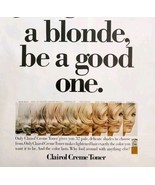 1966 Clairol Creme Hair Toner Advertisement Blonde Color Treatment HM2O - €26,01 EUR
