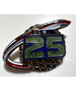 2007 Disney WDW Epcot 25 Anniversary Spaceship Earth Monorail Logo Pin - €16,86 EUR