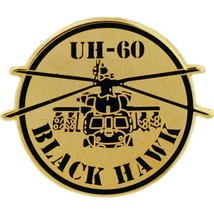 UH-60 Blackhawk Helicopter Pin 1&quot; - £7.77 GBP
