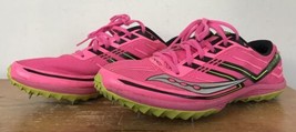 Saucony Kilkenny XC7 Pink Cross Country Running Spike Shoes Cleats 7 38 - $29.69