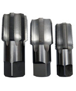 DRILL AMERICA Carbon Steel NPT Pipe Tap Set In Carry Pouch 1&quot; - 1-1/2&quot; (... - $152.25 CAD