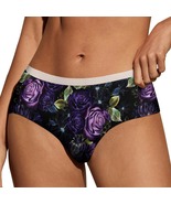 Floral Rose Panties for Women Lace Briefs Soft Ladies Hipster Underwear - £10.62 GBP+
