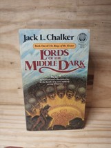 Lords of the Middle Dark (Rings Master #1) JACK L CHALKER 1st Ballantine PB 1986 - £7.87 GBP