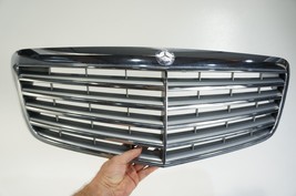 07-09 mercedes w211 e350 e550 front center bumper grill grille trim cover panel - £114.90 GBP