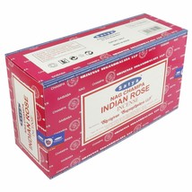 Satya Nag Champa Indian Rose Incense Sticks Agarbatti (180 g Box) 12 Packs - £15.27 GBP