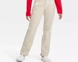 Girl&#39;s Straight Fit Uniform Pants, Cat and Jack (12 Plus) &quot;OYSTER&quot; ~ NEW... - £10.30 GBP