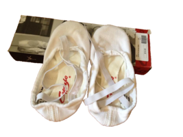 Capezio 2039 Pro Canvas Ballet Slippers, White, Size 4.5m, New - $8.54