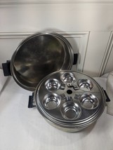Royal Queen 6 egg Poacher Pot Dome Lid 5-Ply Multi core Stainless steel pan - $60.00