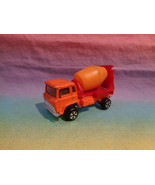 Vintage Orange Cement Mixer Truck M1006 Construction Vehicle Hong Kong - $4.21