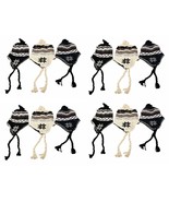 12 Piece Wholesale Lot Unisex Peruvian Ski Hat Warm Winter Lined Gift As... - $468.67 MXN
