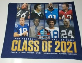 2021 Manning Lynch Football Hall of Fame Photo Support Rally Towel Imperfect - £8.48 GBP