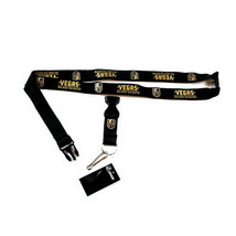 Vegas Golden Knights Nhl Lanyard Breakaway Keychain Key Ring W/ Detachable Clip - £5.00 GBP