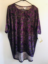 LuLaRoe Disney (Size S) Maleficent Gigi Shirt NWT New W Tags Crows Purple - £18.96 GBP