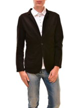 ONE TEASPOON Mens Jacket Mr. Smith Elegant Classic Collar Black Size M - $53.21