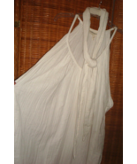 Mara Hoffman M Organic Cotton Crinkled Gauze Belted Maxi Dress White - £73.29 GBP