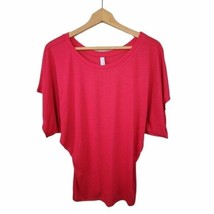 Bella Canvas | Red Short Sleeve Dolman Tee, size small - £9.17 GBP