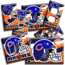 Chicago Bears Football Team Helmet Light Switch Outlet Wall Plate Man Cave Decor - £9.01 GBP+