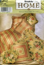 Simplicity Sewing Pattern 8702 Design Your Own Pillows - $8.99