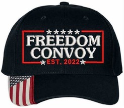 Freedom Convoy 2022 Embroidered Hat - USA300 Style Adjustable Hats - Var... - £19.12 GBP