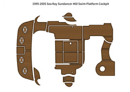 1999-2005 Sea Ray Sundancer 460 Swim Platform Cockpit Pad Boat EVA Teak ... - £1,798.55 GBP