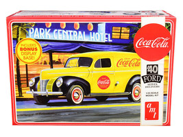 Skill 3 Model Kit 1940 Ford Sedan Delivery Van &quot;Coca-Cola&quot; with Display Base ... - £37.30 GBP