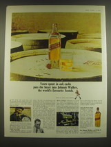 1965 Johnnie Walker Red Label Scotch Ad - Years spent in oak casks - £14.78 GBP