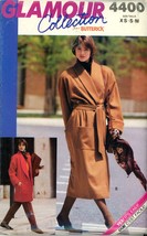 Butterick 4400 Glamour Collection Coat in two lengths Size XS-S-M uncut - £7.14 GBP