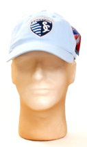 Adidas MLS Kansas City Sporting Blue Baseball Cap Hat Men&#39;s One Size - £27.68 GBP