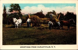 Greetings From Hurleyville NY Post Card PC1 - £3.15 GBP