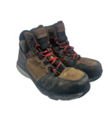 Keen Men&#39;s 6&quot; Redhook Carbon-Fiber-Toe Hiking Work Boots Brown Size 11D - £37.30 GBP