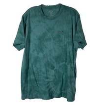 Billabong Mens Wave Washed Tee Size XL Green Tie Dye Cotton T Shirt - £10.75 GBP