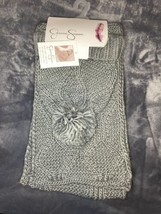 JESSICA SIMPSON Hat &amp; Scarf Set NEW with Tags Womens Gift Set Gray - £10.01 GBP