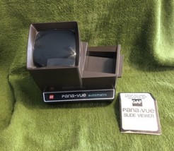 Vintage GAF Pana-Vue Automatic Lighted 2x2 Slide Viewer in Original Box Works - £15.21 GBP