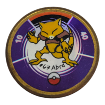 1999 Vintage Nintendo Hasbro Pokemon Battle Coin Gold Abra #63 - £13.72 GBP