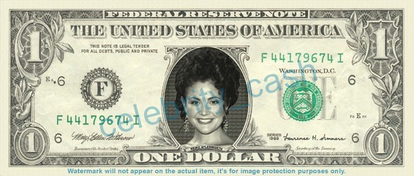 REIKO AYLESWORTH Michelle Dessler 24 on REAL Dollar Bill Cash Money Bank Note - $4.44
