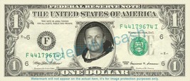 Neil Armstrong On Real Dollar Bill Cash Money Bank Note Currency Dinero Celebrit - £3.54 GBP