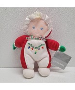 Soft Dreams Baby Merry Christmas Rattle Blonde Doll Plush Stuffed Therma... - $19.70