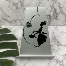 Vintage 60s Whats Cookin Recipe Book Stand Silver Metal Kitchen Decor Easel - $590.32 MXN