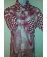 New XL MODERNACTION Red Gingham Shirt Scooter Boy Vespa Lambretta TV200 GS160 