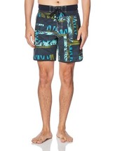 Quiksilver Men Blank Canvas scallop 18&quot; Boardshort Swim trunk Multicolor... - $24.75